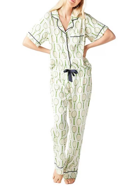 Katie Kime Other - Katie Kime Pajama Pants Set Tennis Time 2XL XL